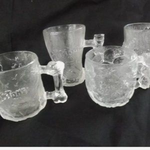Vintage 1993 FLINTSTONES ROCKDONALD'S Mugs